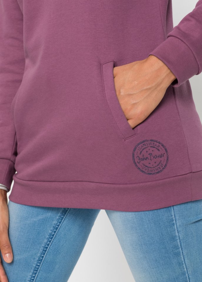 Longkapuzensweatshirt, Langarm