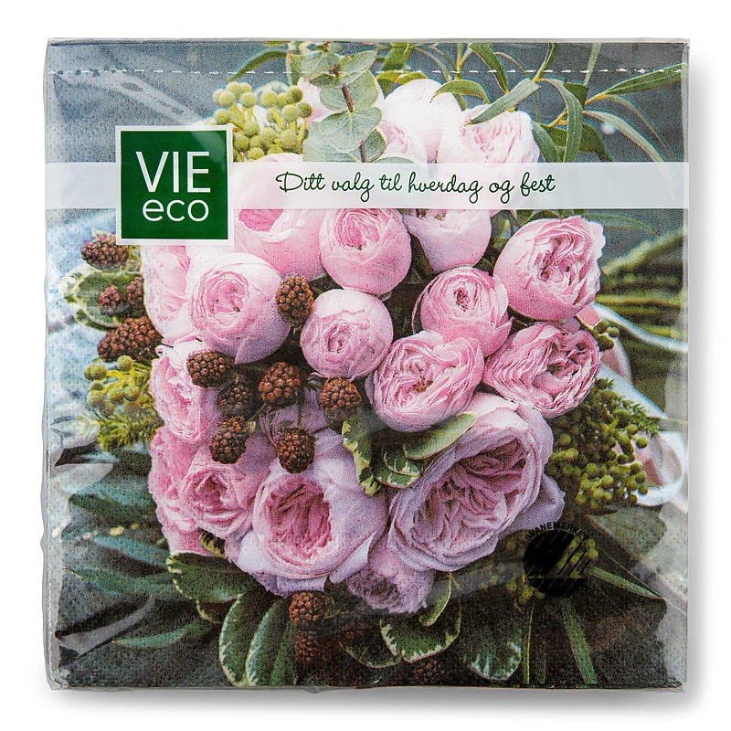 Vie Eco Servietter 20-pk 33x33 cm, Vår