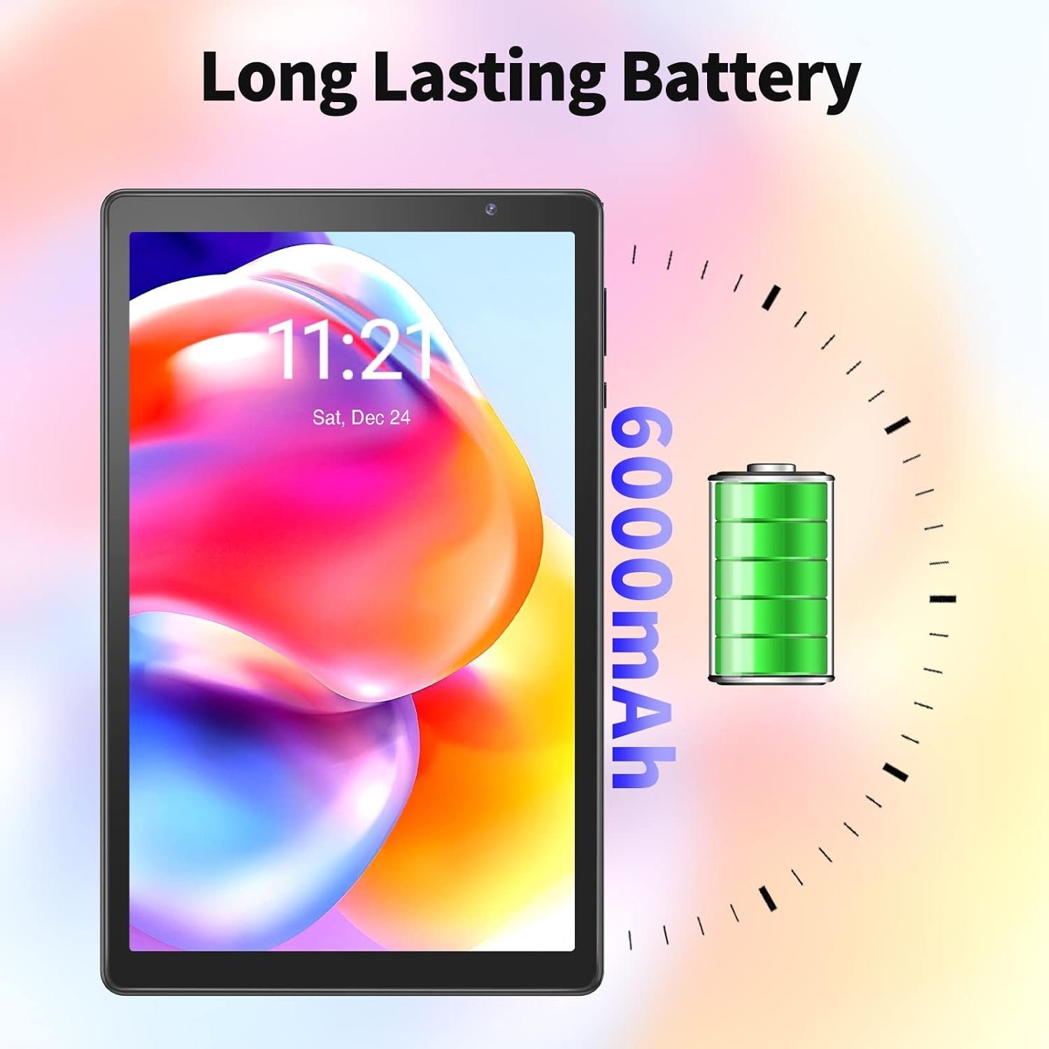 PRITOM 2GB RAM, 6000Mah, Expand to 512GB, 6000Mah Tablet (10