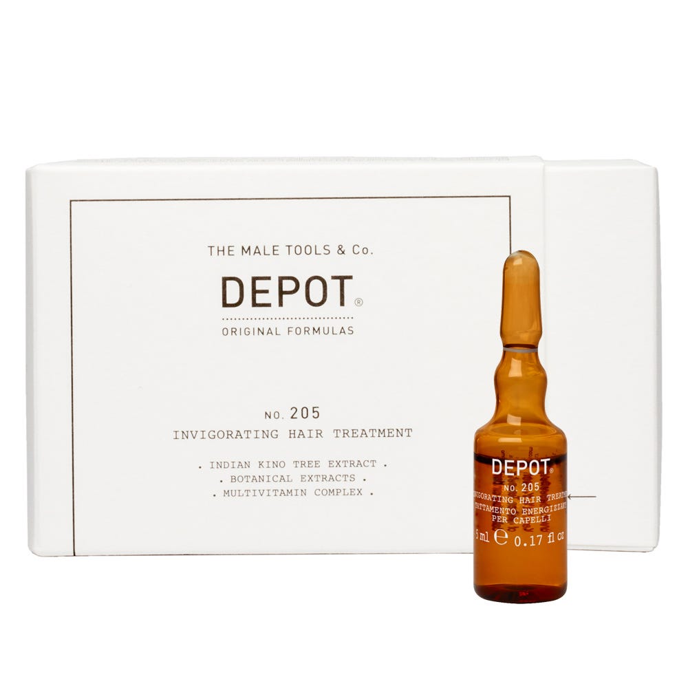 DEPOT 205 Invigorating Hair Treatment 10x 5 ml