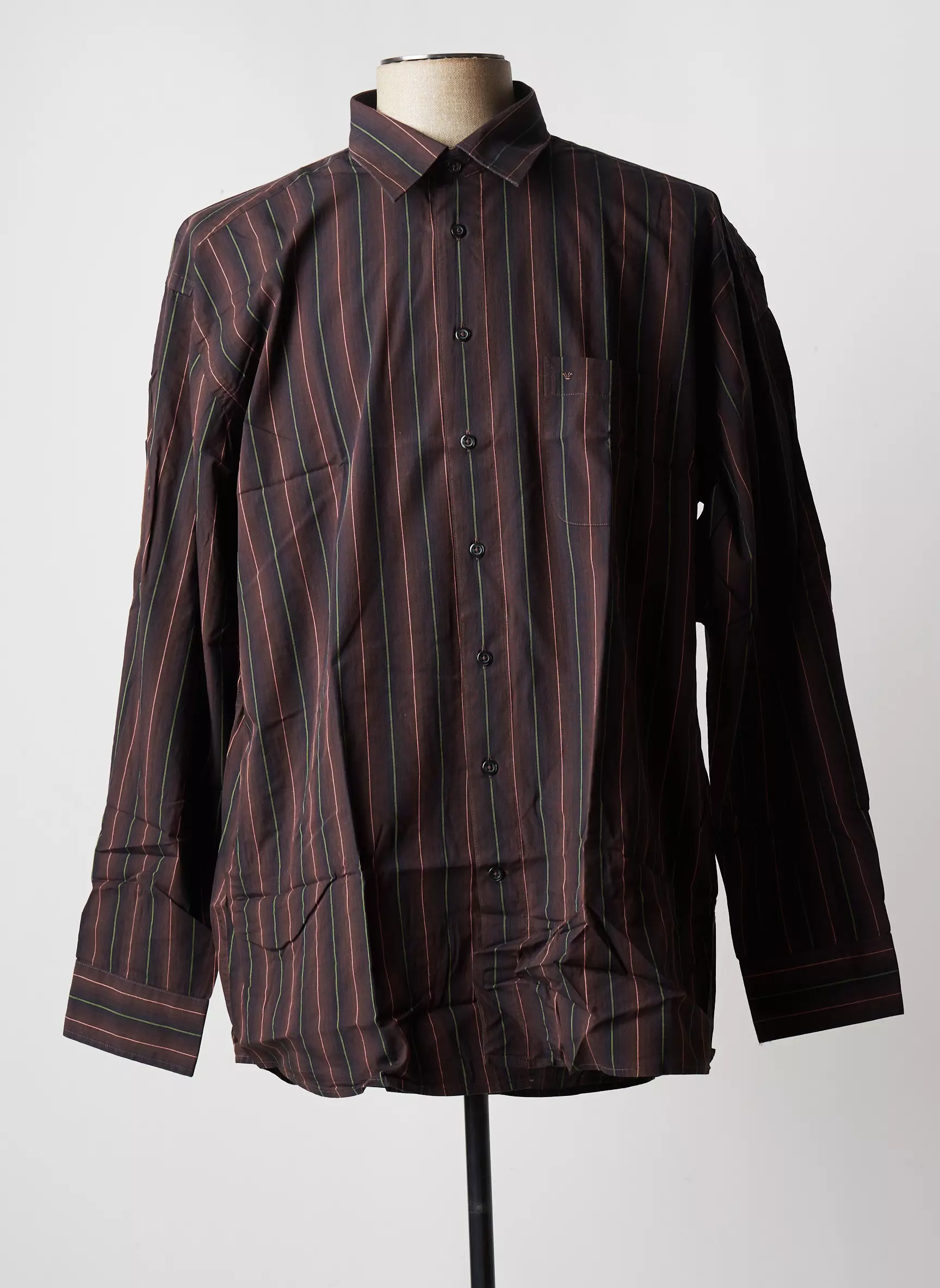 Seiden Sticker Manches Longues Homme couleur marron