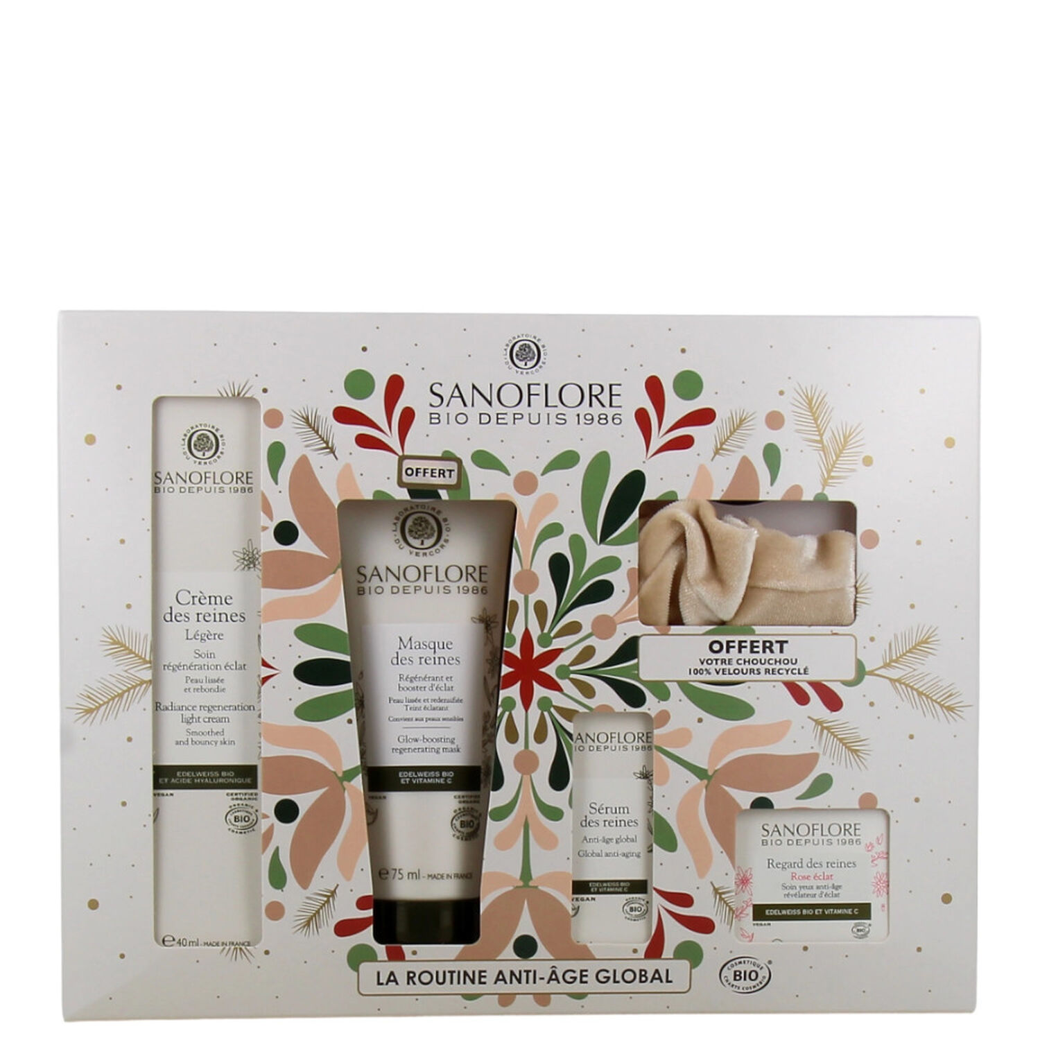 Sanoflore Reines Coffret Routine Anti-Age Global - 5 Produits