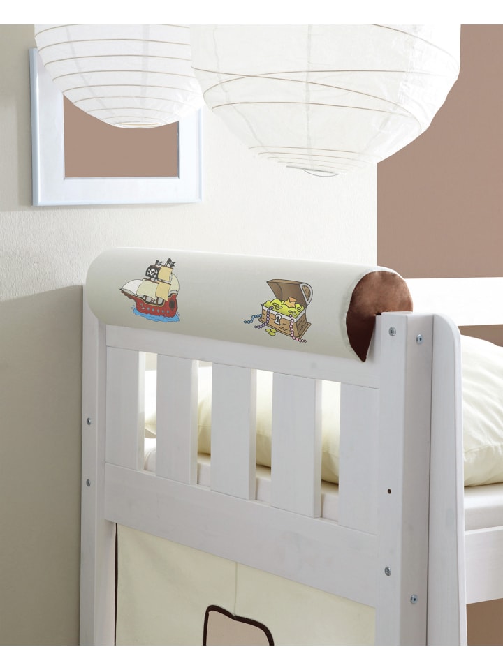 TICAA Kinder Nackenrolle für Hochbetten in Pirat Braun-Beige günstig kaufen onesize