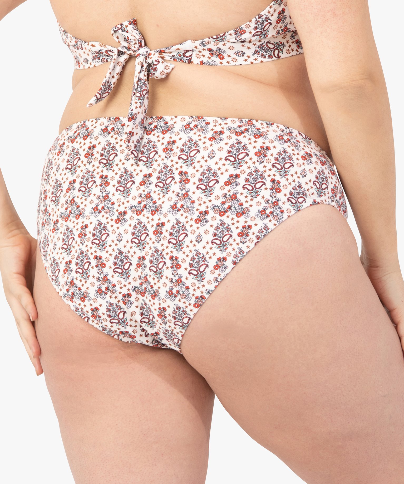 Bas de maillot de bain femme grande taille forme culotte imprime | GEMO