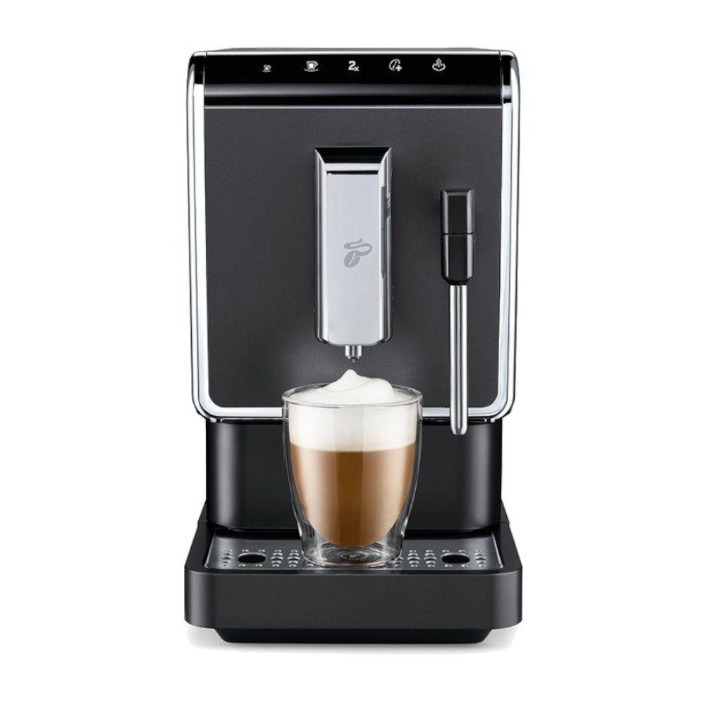 Tchibo Kaffeevollautomat Esperto Latte für Caffè Crema, Espresso, Cappuccino und Milchschaum, Intense+ -Technologie: für stärkeren Kaffee per Taste
