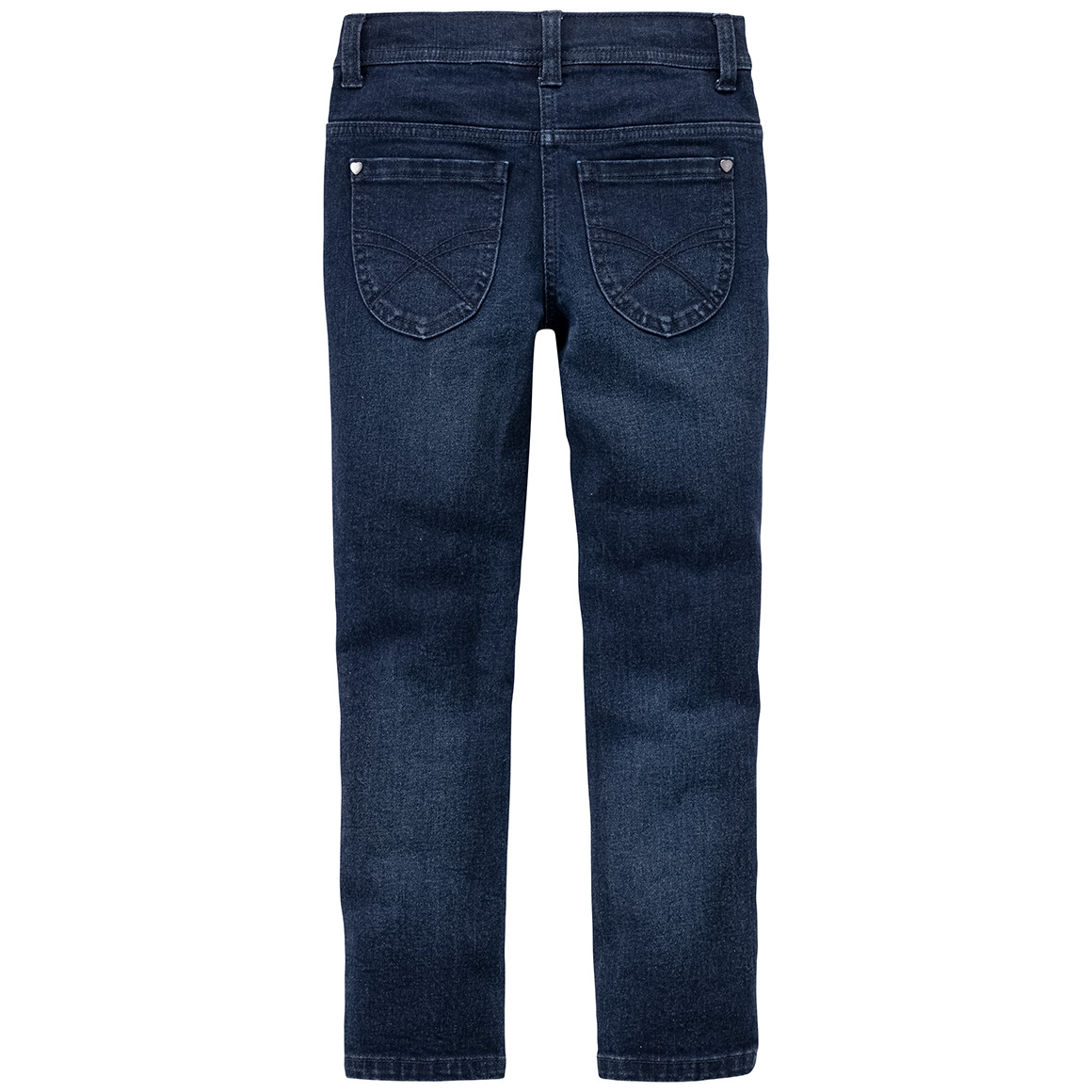 Mädchen Skinny-Jeans mit Used-Waschung