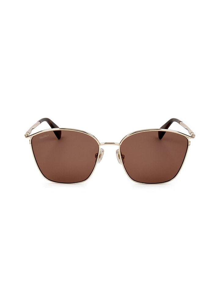 MaxMara Damen-Sonnenbrille in Gold/ Hellbraun günstig kaufen 55
