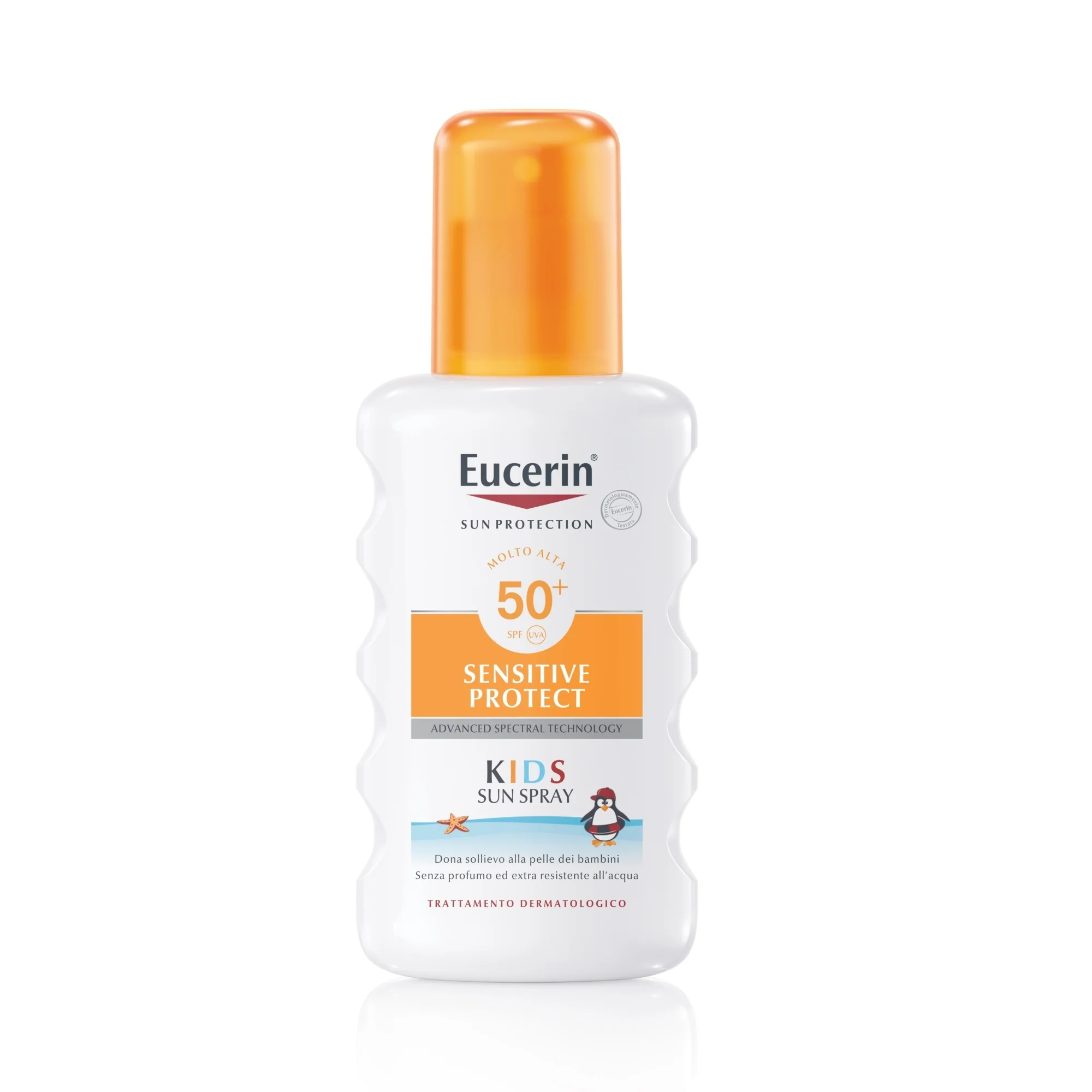 Solbeskyttelse Sensitive Protect Kids Sun Spray SPF50+ - Børns solcreme, Højbeskyttende solspray til kroppen, Børneprodukter