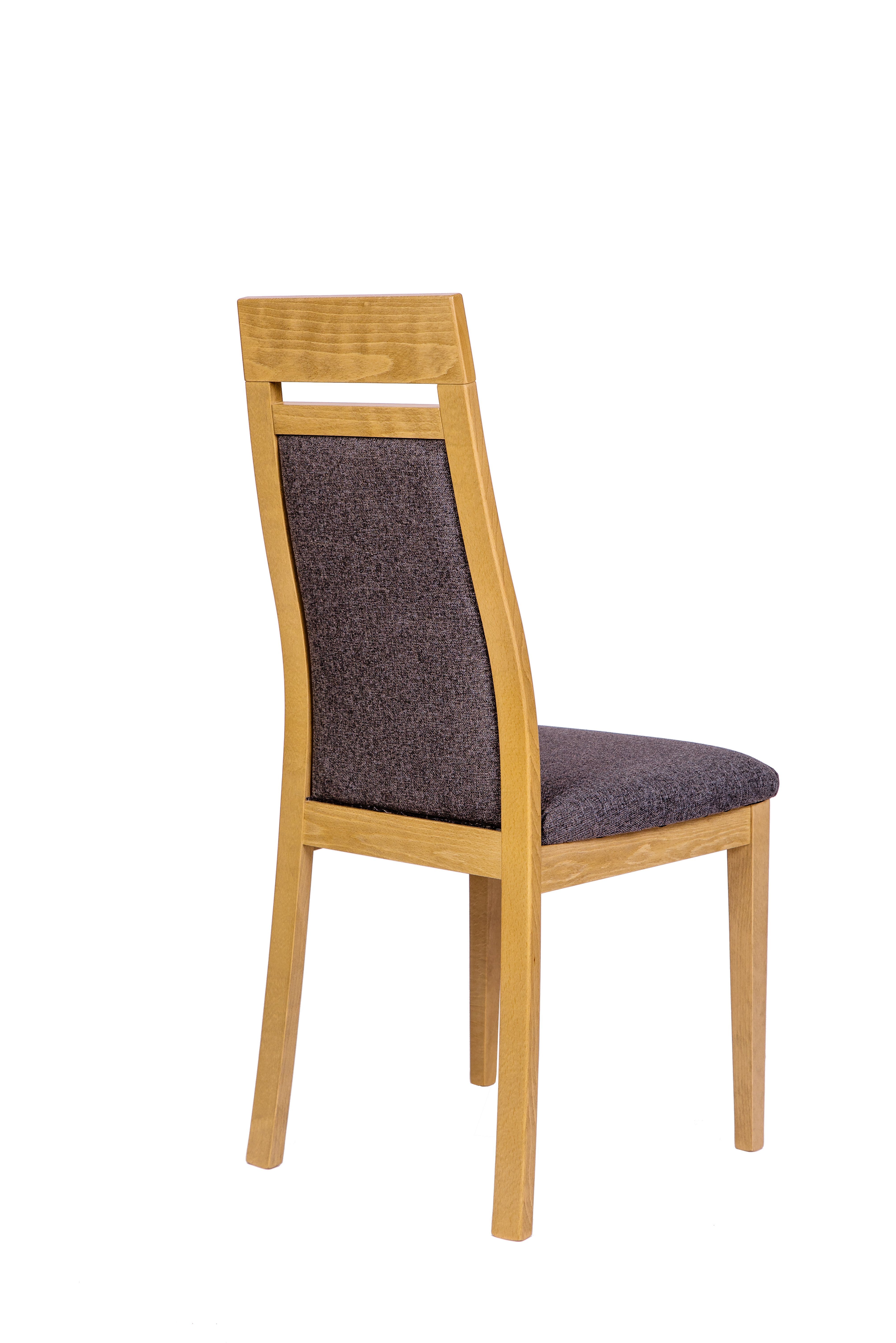 kundler home 4-Fußstuhl Stuhl Sitz & Lehne gepolstert (Set, 2 Stühle), Gestell Massivholz