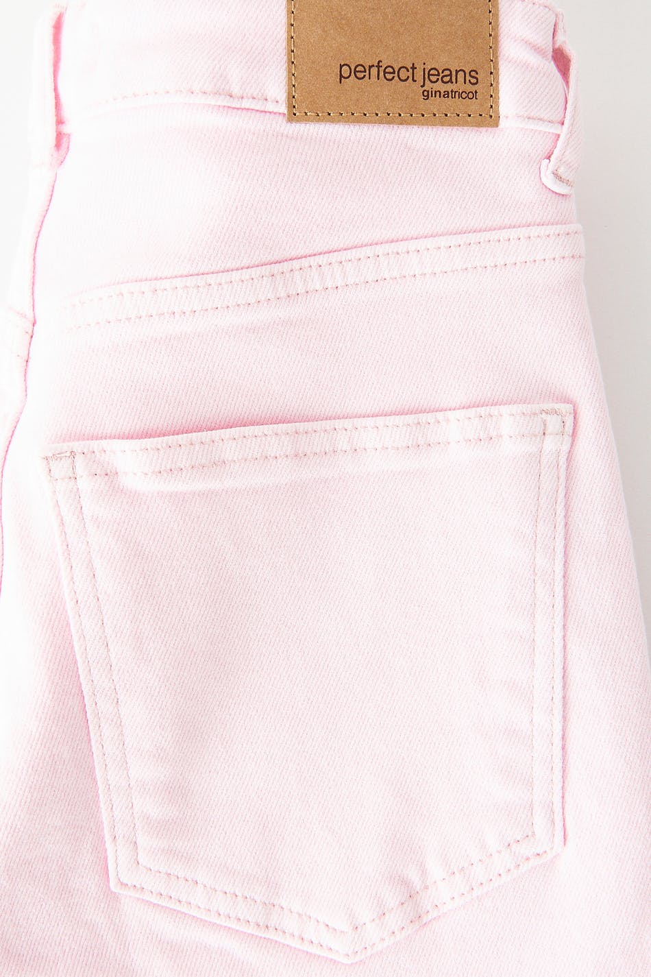 High waist slit jeans
