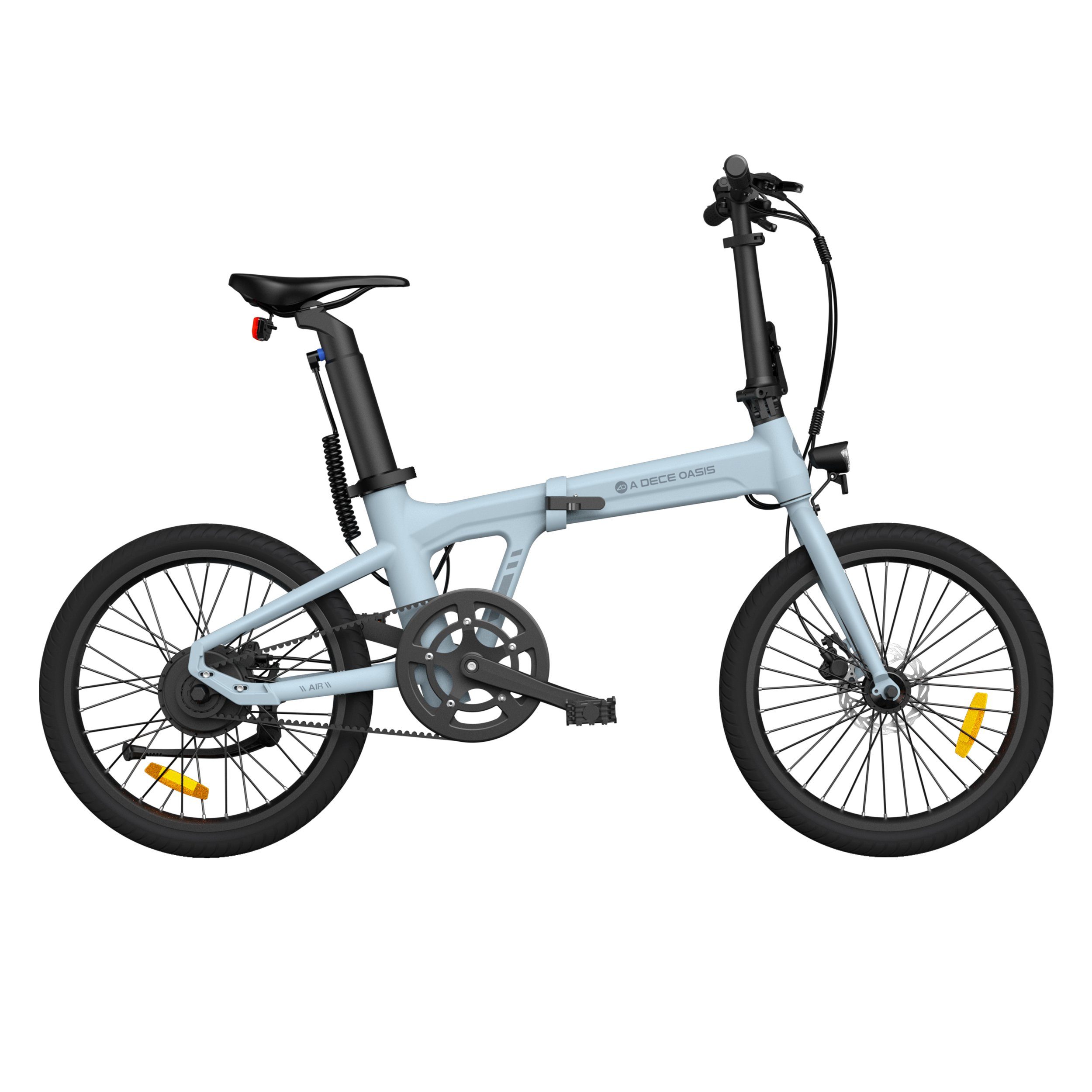 ADO E-Bike Air 20 Elektrofahrrad, bike,klapprad Riemenantrieb,Citybike,20 zoll, 1 Gang, Automatikschaltung, Hintermotor, 345,00 Wh Akku, ebike Damen/Herren, Leicht
