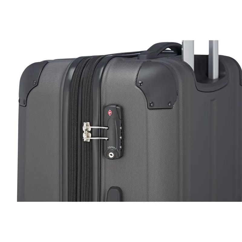 Travelite CITY Trolley S (55cm) mit 4 Rollen (erweiterbar) - Anthrazit