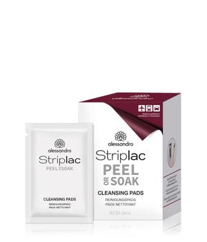 Alessandro Striplac Peel or Soak Cleansing Pads Nagellackentferner-30 Stk