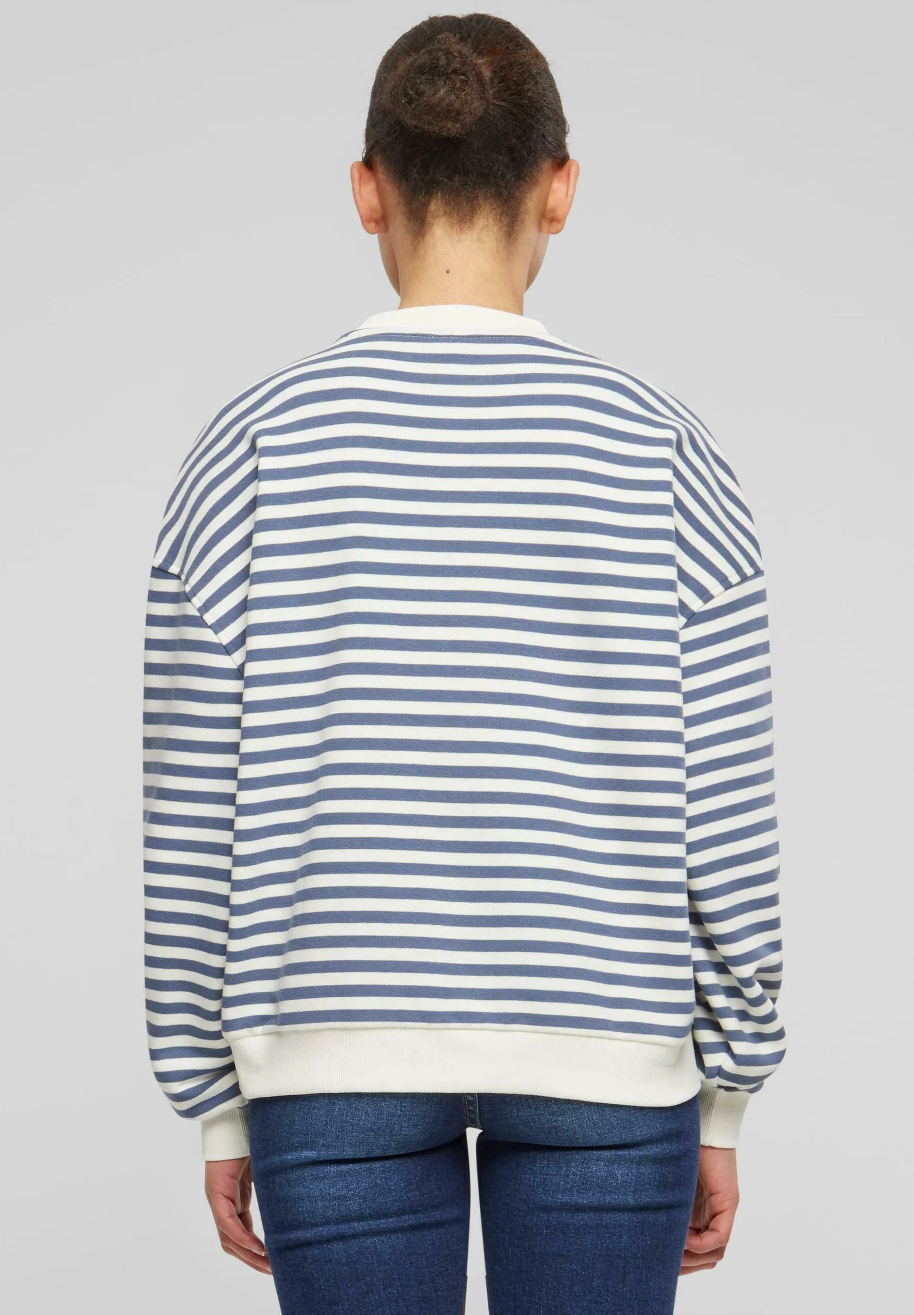 Sudadera Urban Classics con cuello redondo a rayas