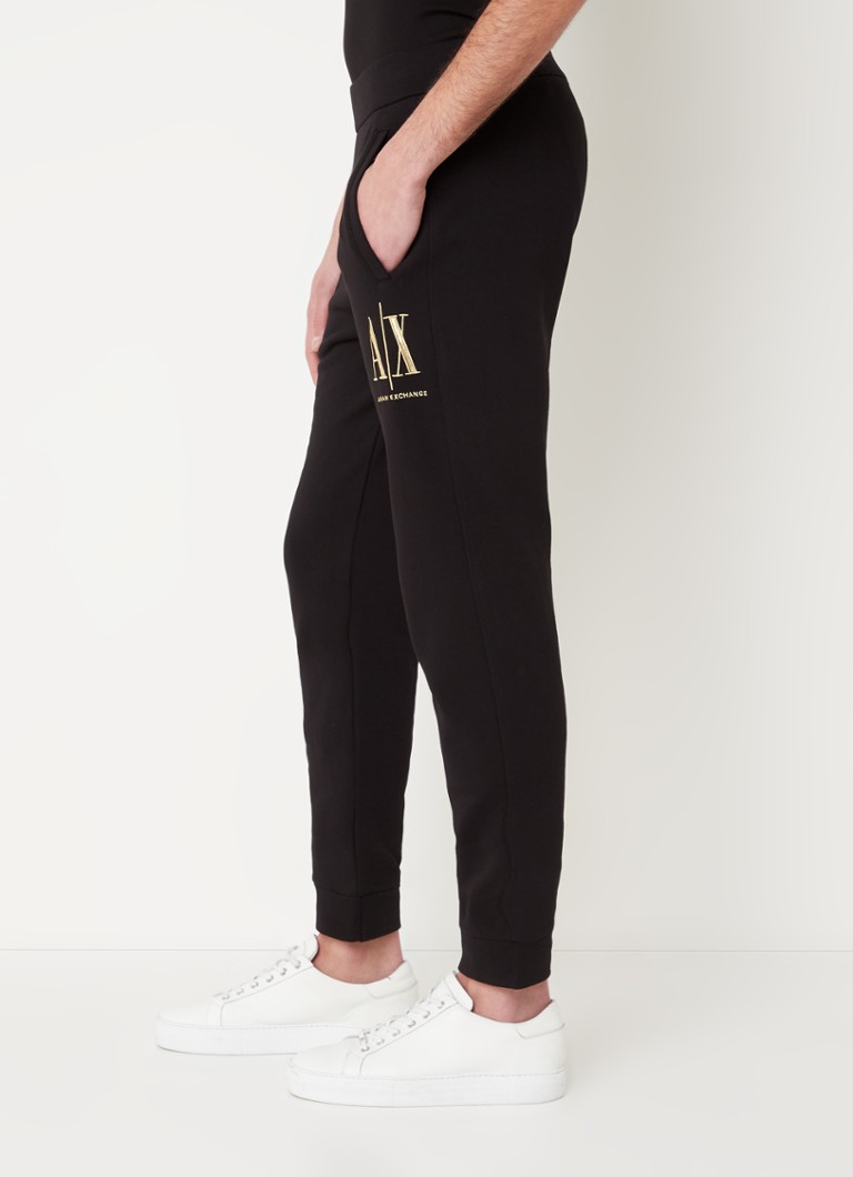 Pantaloni de trening slim fit cu logo Armani Exchange