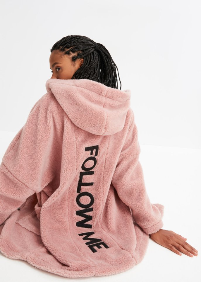 Oversize Teddy-Jacke