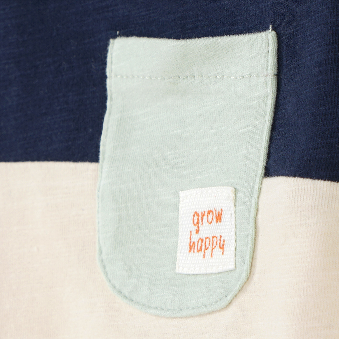 Baby Langarmshirt mit Farbteilern