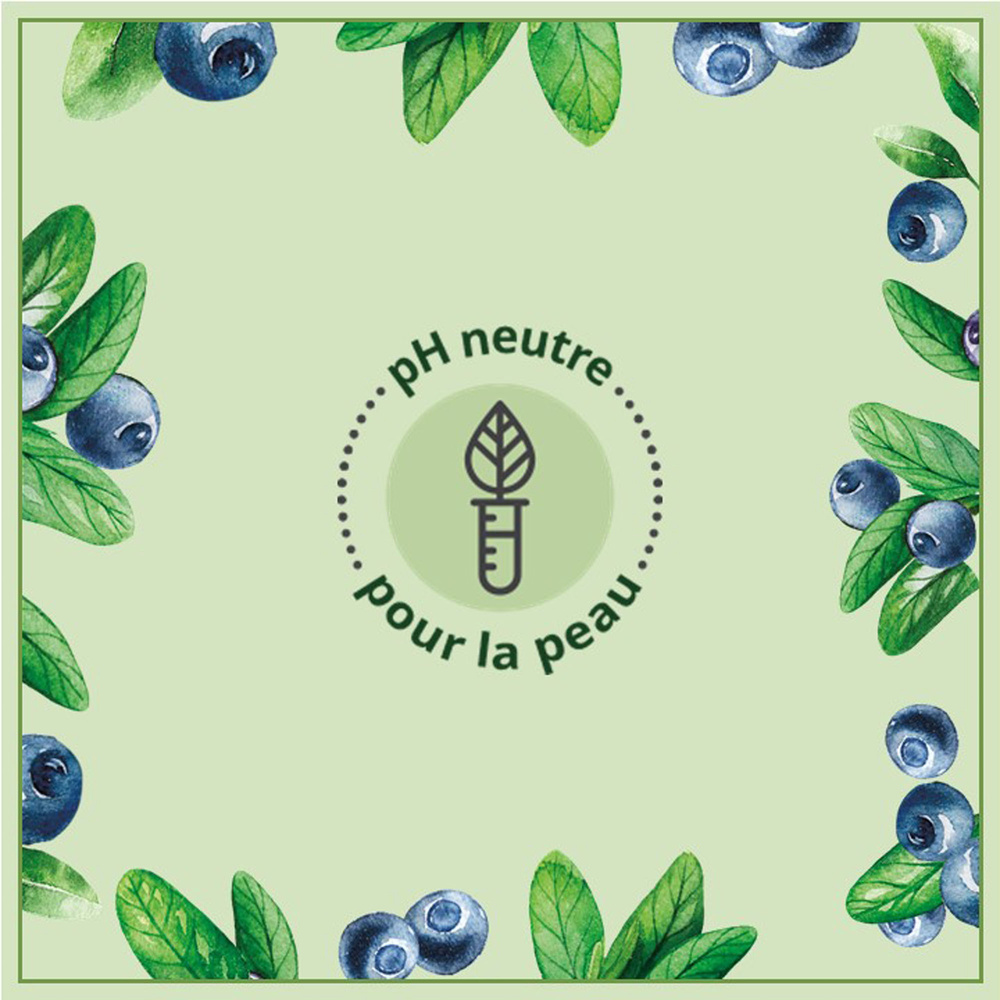 le petit marseillais Berlingot  Gel Douche Bio Energisant, au pH neutre, Myrtille Sauvage, 250 ml Gel douche
