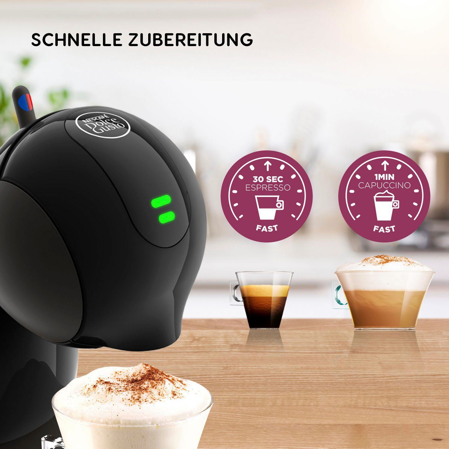 NESCAFÉ® Dolce Gusto® Kapselmaschine KP2708 Infinissima Touch Automatic, inkl. 3 Paketen Dolce Gusto Flat White im Wert von UVP 17,97€