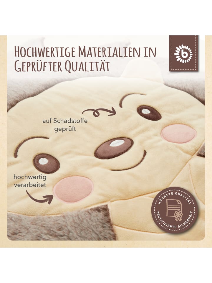 Bieco Spielwaren Krabbeldecke mit Aktivität Igel - ab Geburt in Beige günstig kaufen onesize