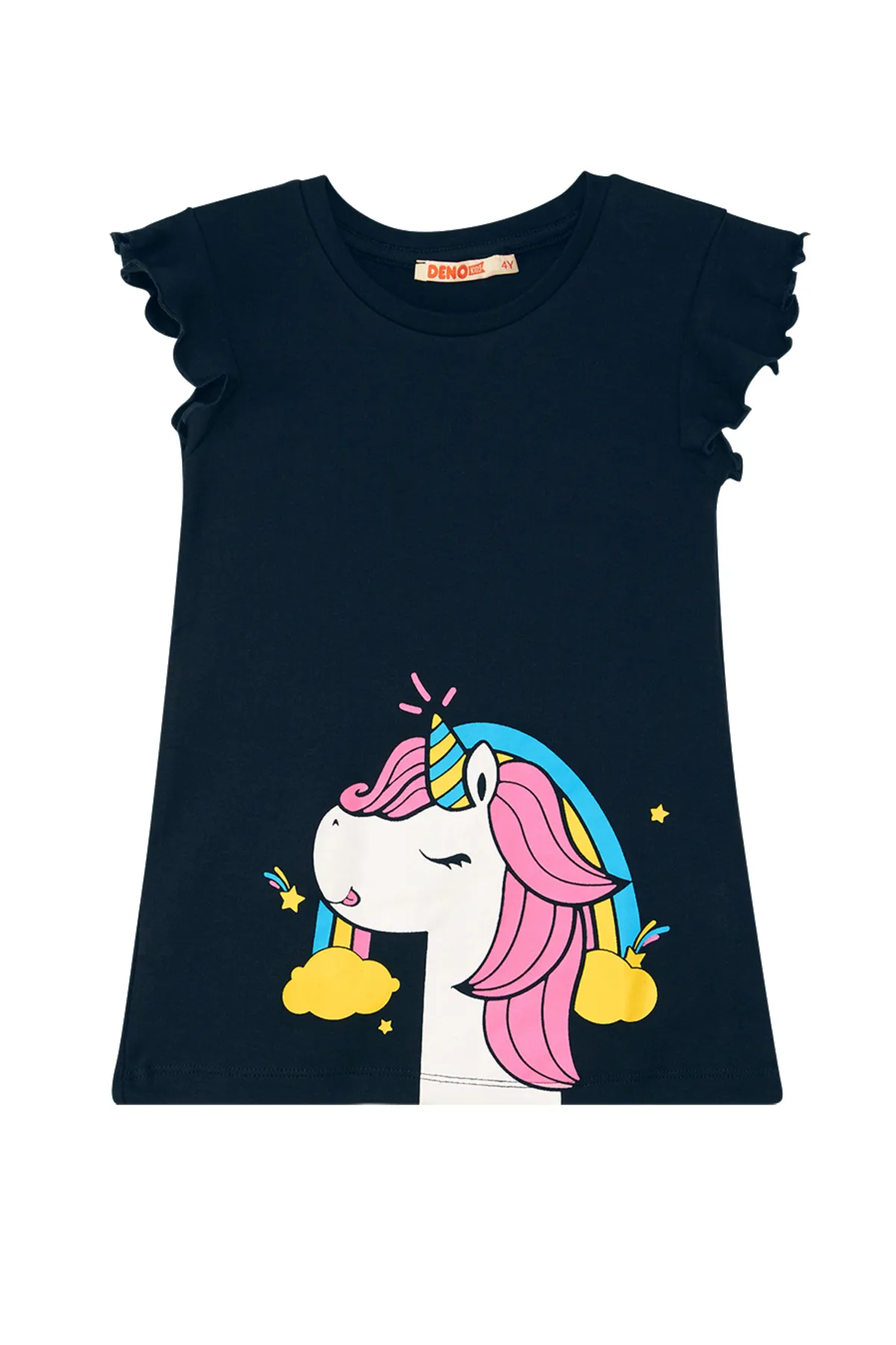 Denokids  Unicorn Power T-Shirt-Strumpfhosen-Set für Mädchen