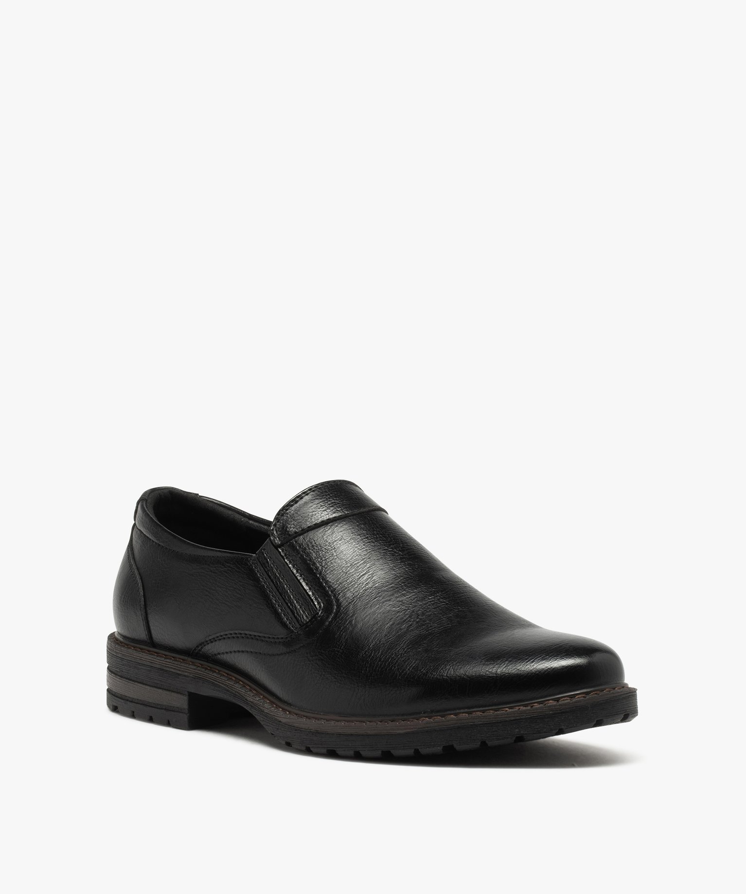 Derby confort avec élastiques latéraux homme noir | GEMO