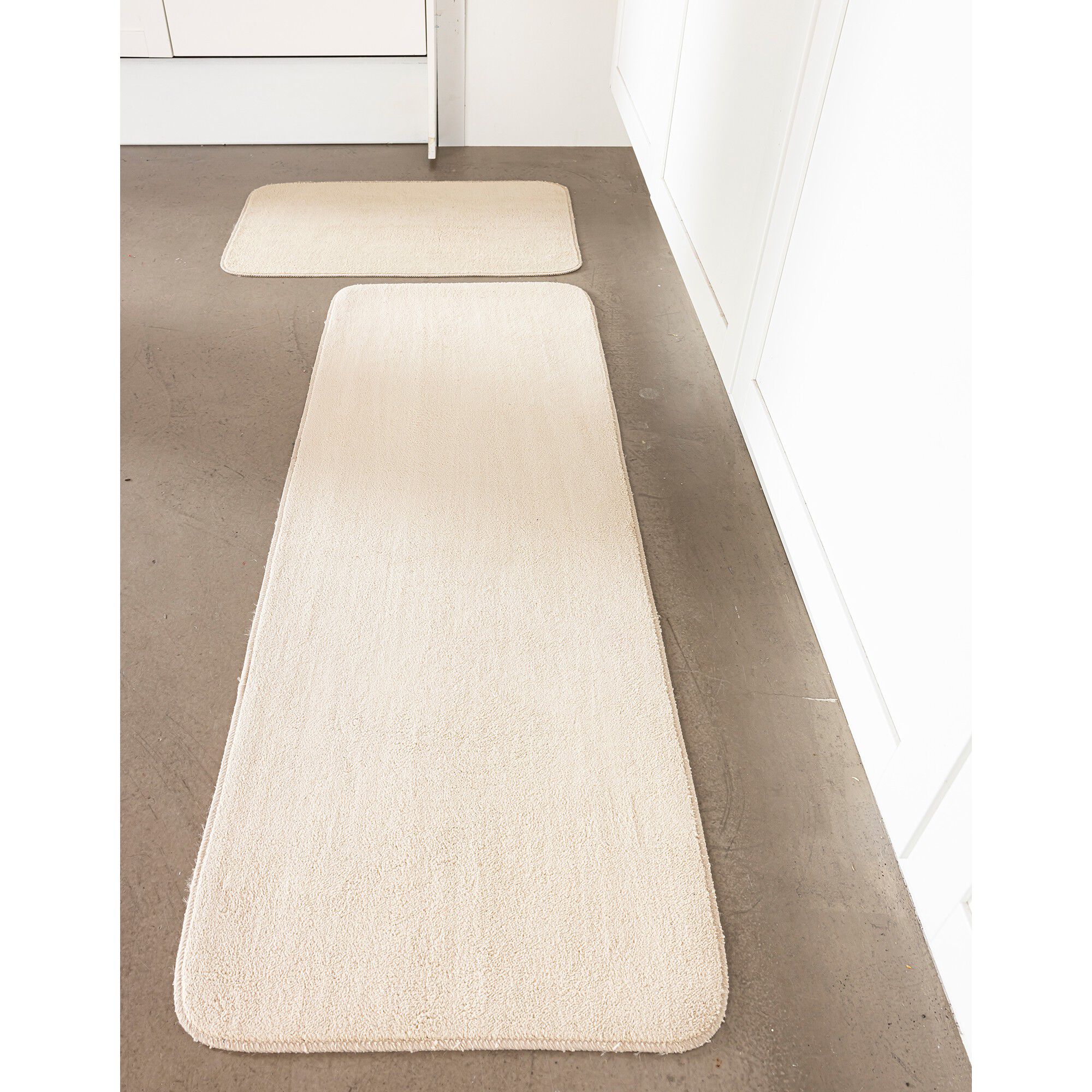 Tapis de cuisine microfibre absorbante unie