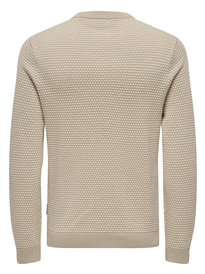 ONLY & SONS Pullover in Beige günstig kaufen
