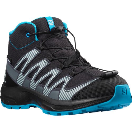 KINDER TREKKINGSTIEFEL SHOES XA PRO V8 MID CSWP J BLACK/MONUMEN