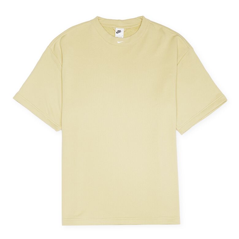 NIKE Sportswear Circa French Terry Shortsleeve Top team gold/white