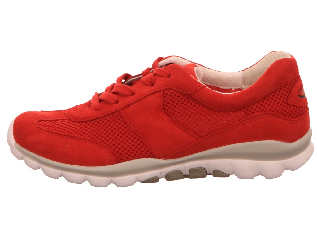 GABOR Freizeit Schnürer rot rollingsoft by Gabor Sneaker low 46.966.