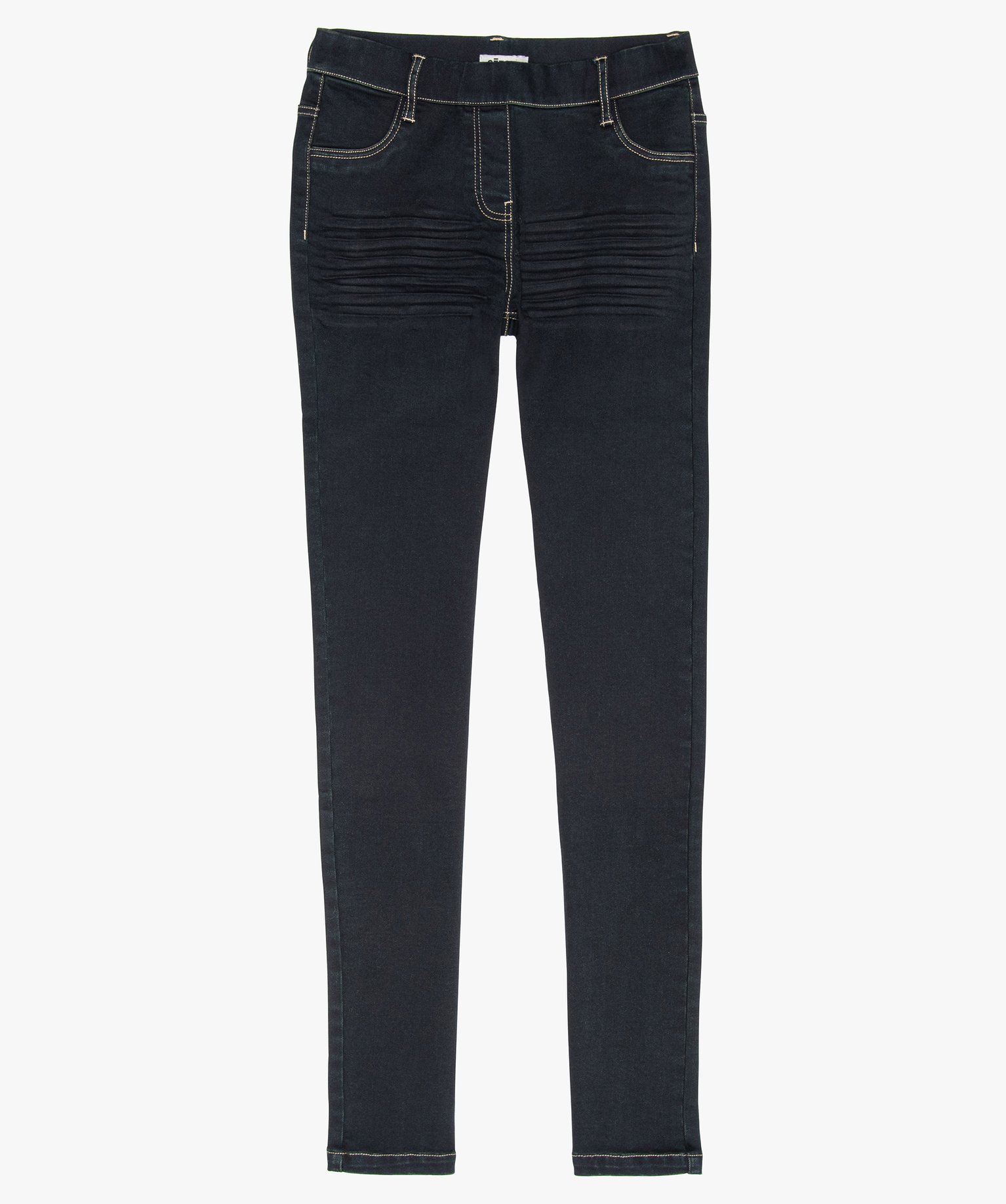 Jegging fille en stretch confortable blue black | GEMO