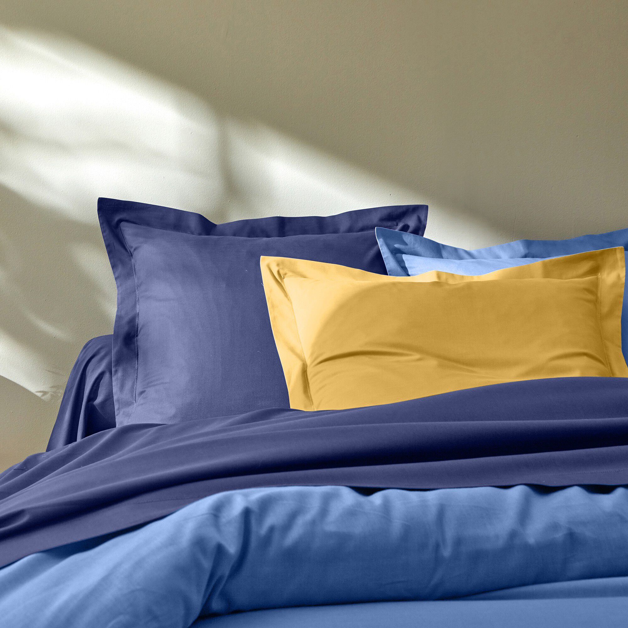 Linge de lit uni coton