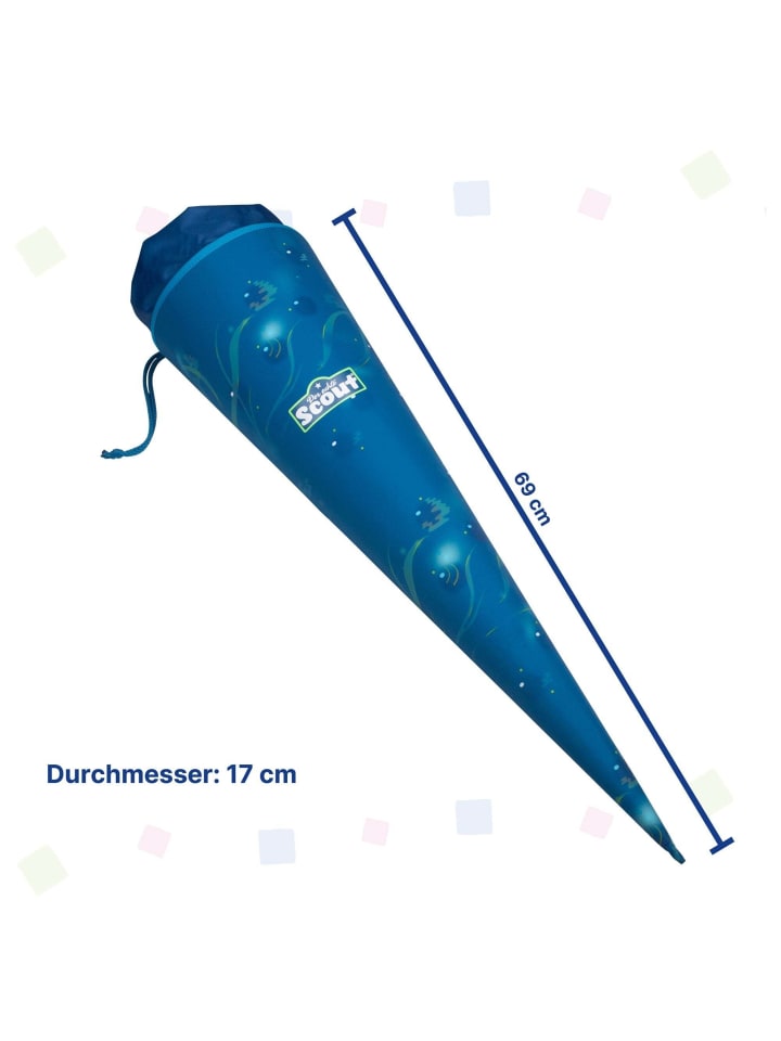 Scout Schultüte 68 cm (Action) in Deep Sea günstig kaufen onesize