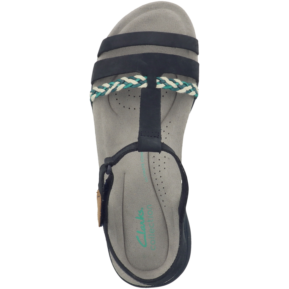 Clarks Amanda Tealite Sandale dunkelblau
