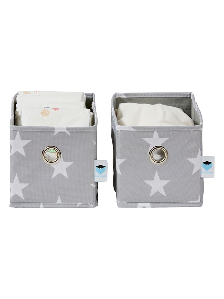 STORE IT 2er-Set: Organizer in Grau - (B)15 x (H)15 x (T)30 cm günstig kaufen onesize