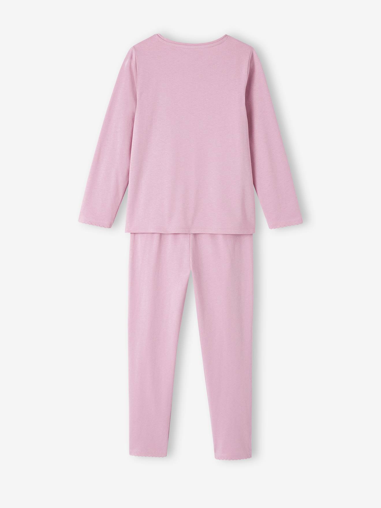 Lot de 2 pyjamas marguerites fille lilas