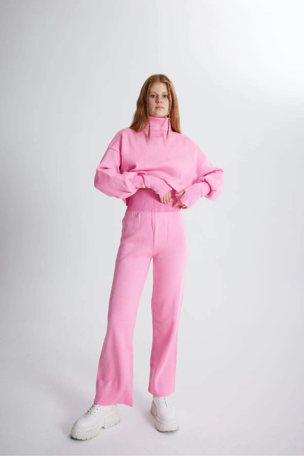 HOLLY LOLLY  Bottom Top Strickwaren Thinky Suit Pink