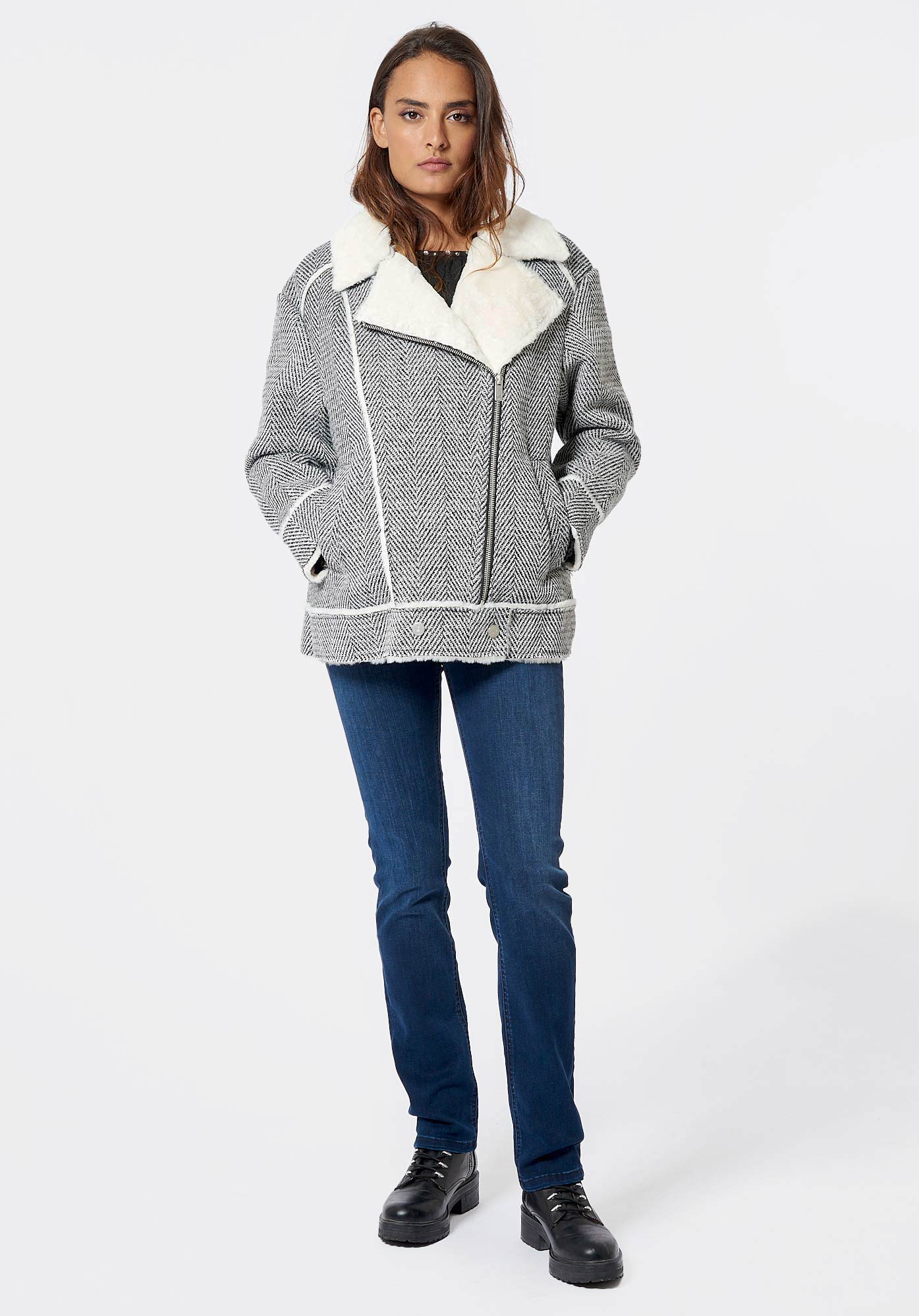 DOYOU  Veste grise Femme