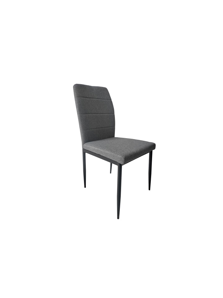 byLiving 2er-Set: Esszimmerstuhl LYRA in Grau/Schwarz - (B) 46 x (H) 90,5 x (T) 58 cm günstig kaufen onesize