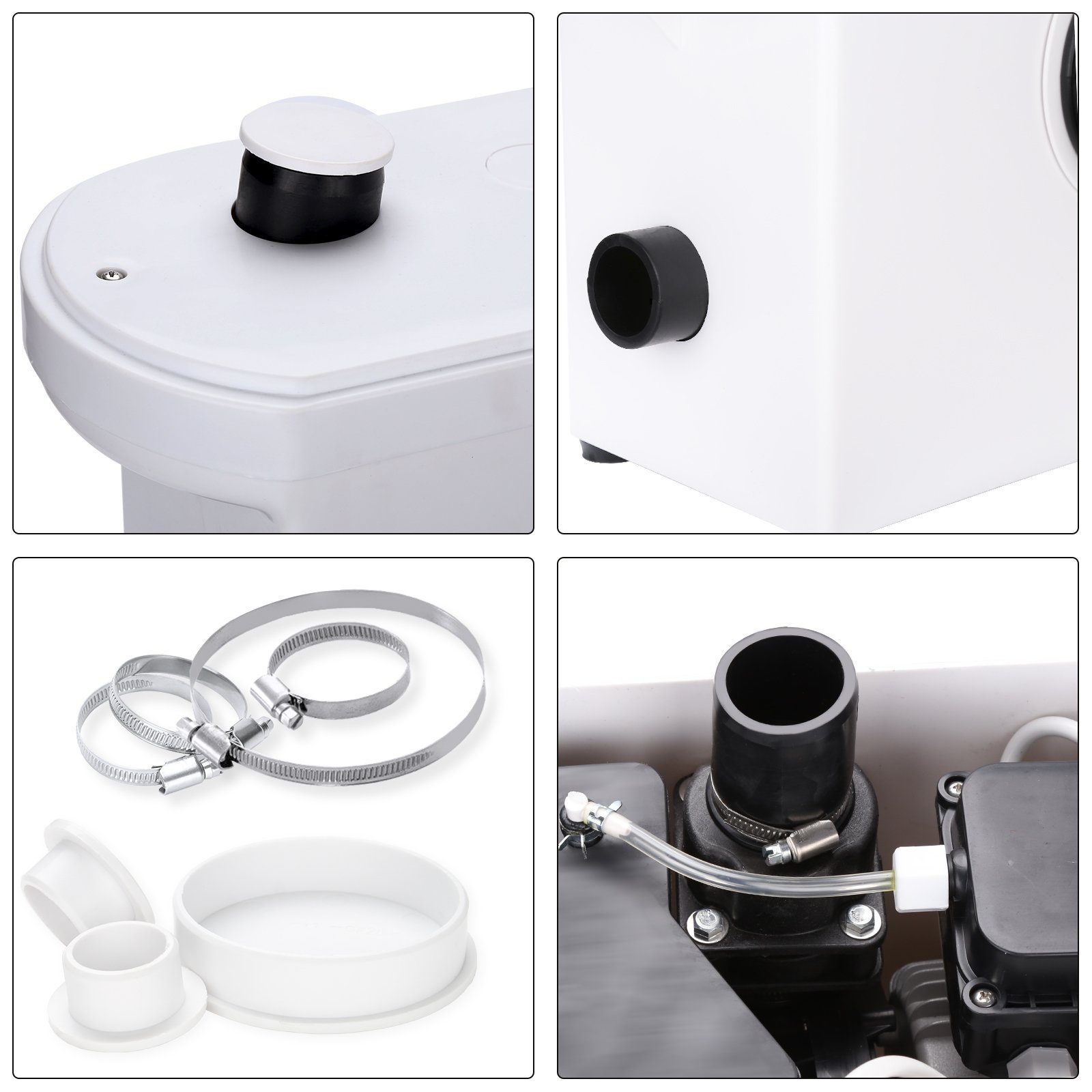 Yakimz Hebeanlage 600W Hebeanlage Zerkleinerer Toilette Kleinhebeanlage Fäkalienpumpe