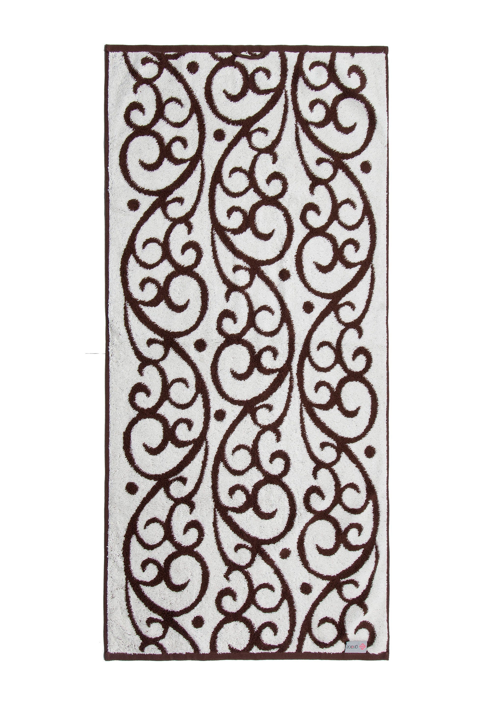 grace grand spa Duschtuch Akanthus, (1-St), mit tollem Akanthus-Muster