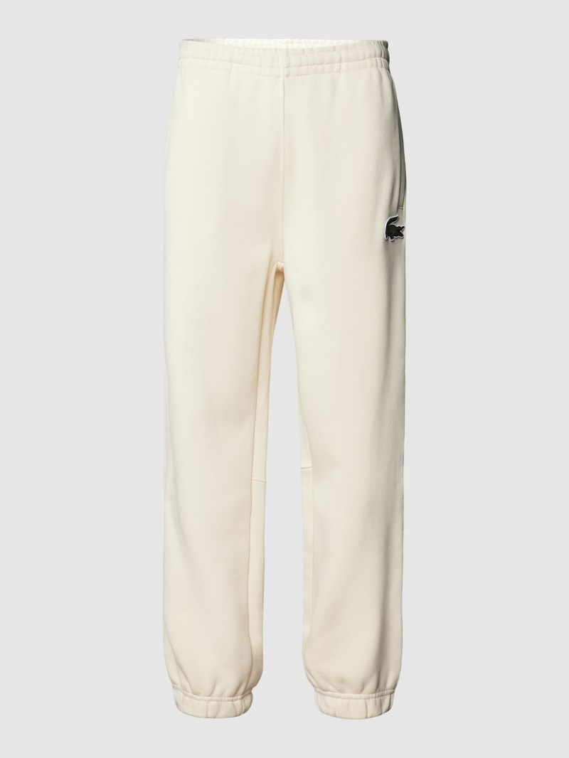 Sweatpants mit elastischen Abschlüssen in offwhite