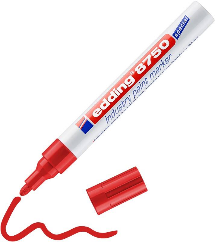 edding E-8750 Lackmarker Rot Rundspitze 2 - 4 mm