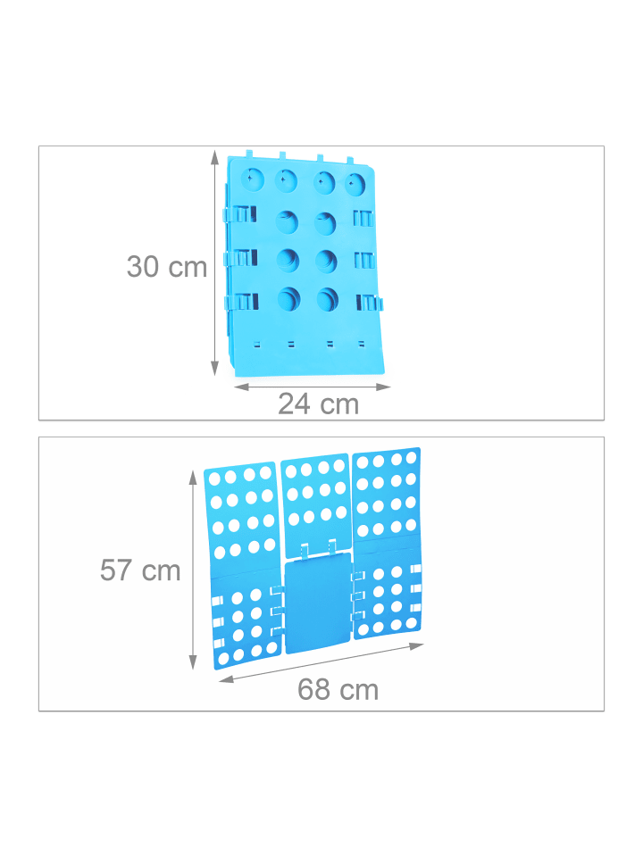 relaxdays Faltbrett in Blau günstig kaufen onesize
