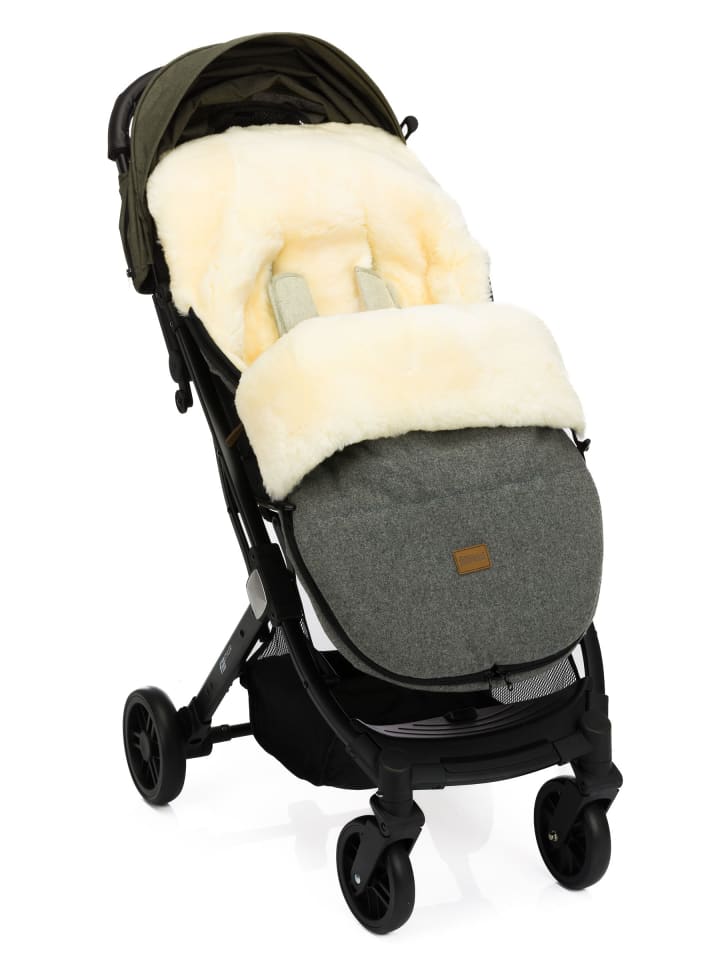 fillikid Echtfell-Winterfußsack Makalu Wool Exklusiv in Grau günstig kaufen onesize