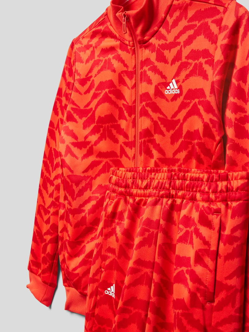 Trainingsanzug mit Label-Details in rot