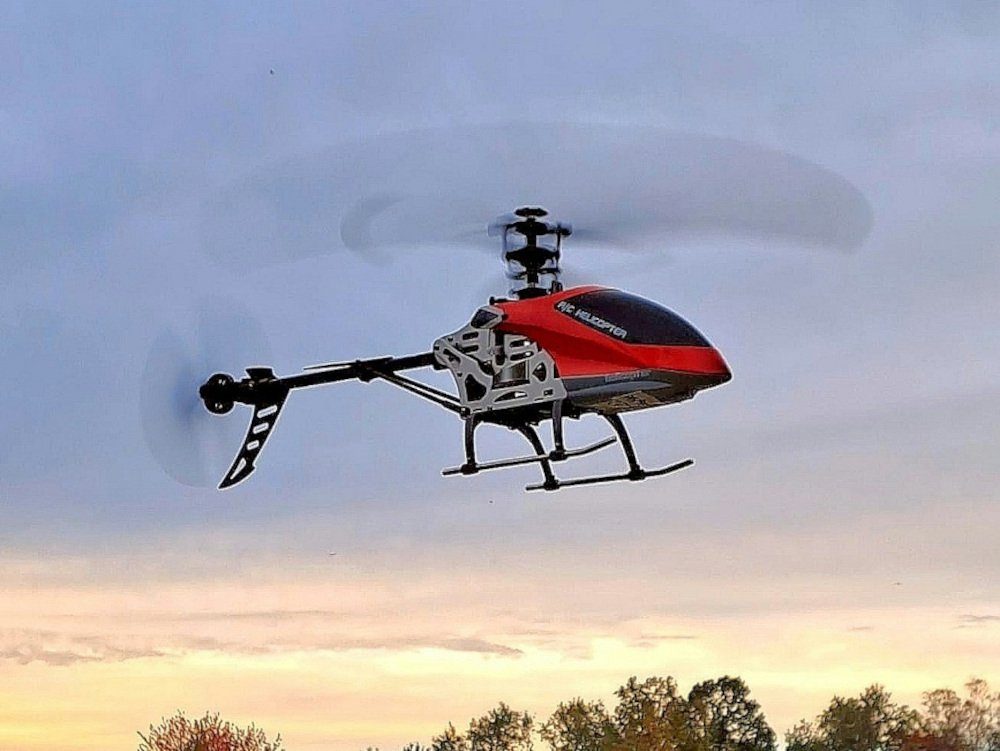 BruKa RC-Helikopter RC Helikopter SPEEDCOPTER Single Blade ferngesteuerter Hubschrauber