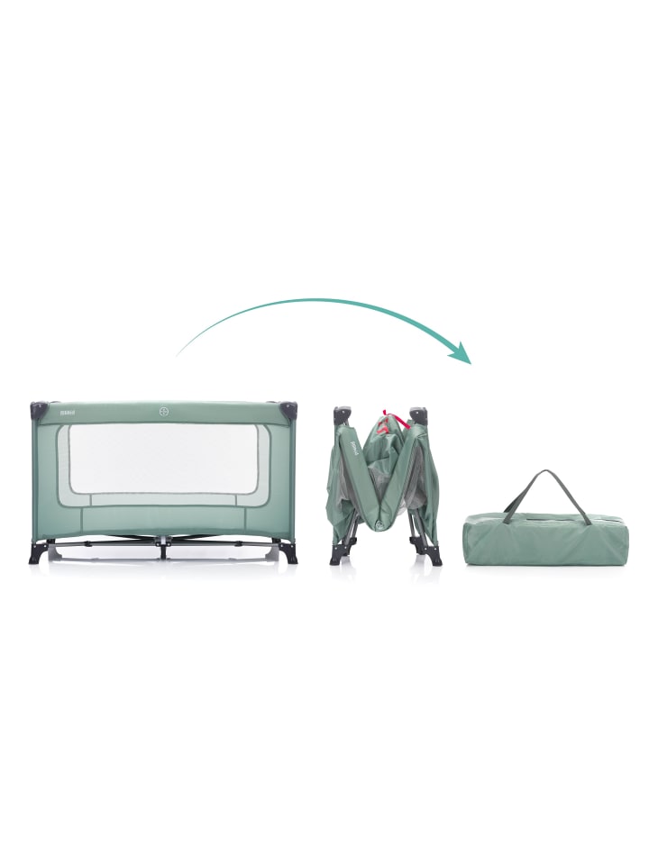 fillikid Reisebett Nizza Exklusiv in Salbei günstig kaufen 60x120 cm