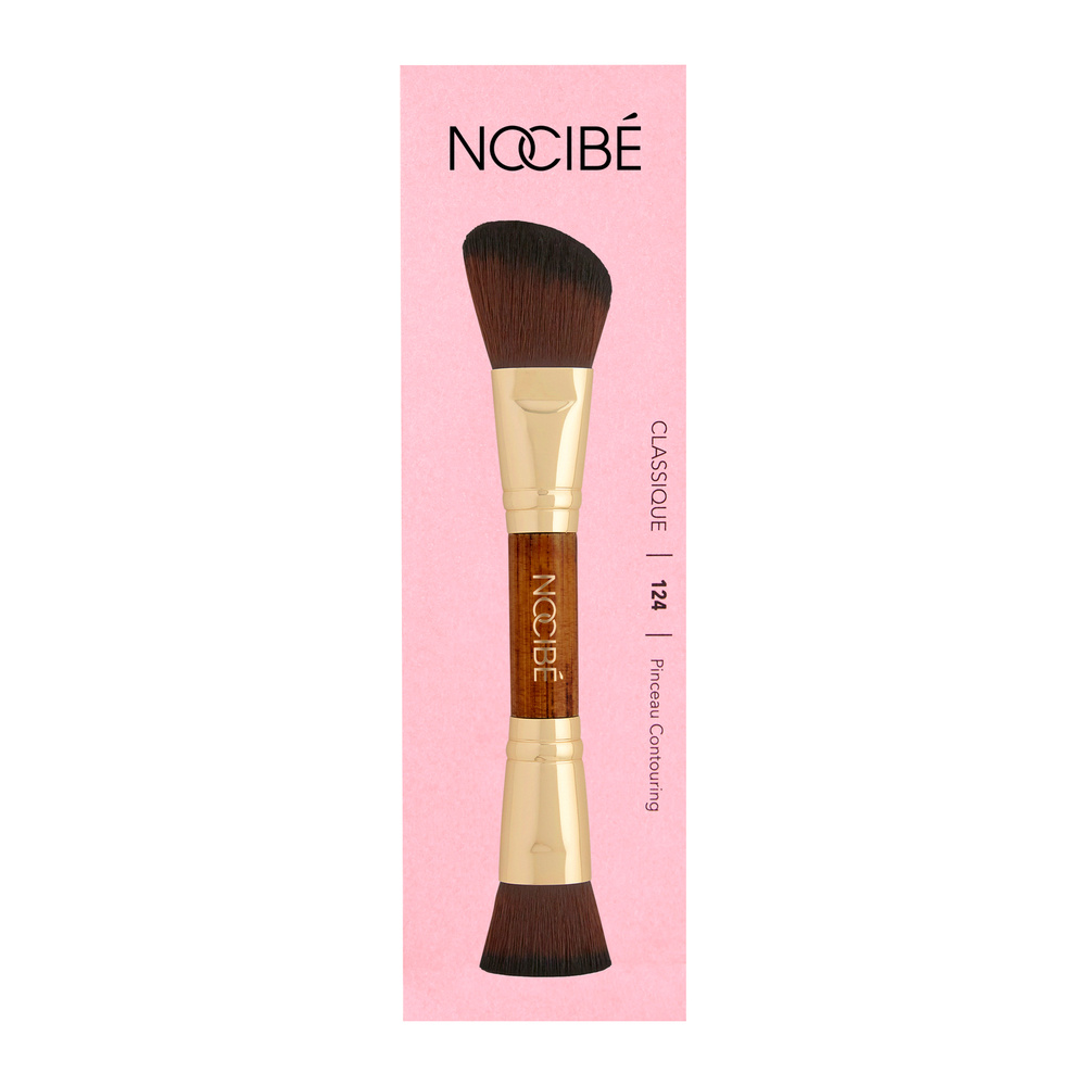 Nocibé Classique - Pinceau Double Embout Contouring - 124 Pinceau Teint